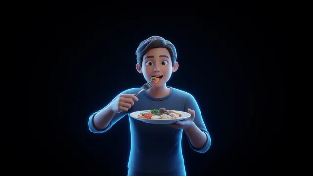 to eat